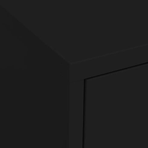 Lady Jillian -  Storage Cabinet Black 80x35x101,5 cm Steel - Model 2